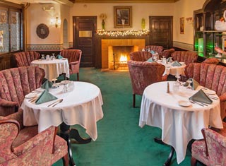 Dine at the Wild Rose Restaurant at Stonehurst Manor in North Conway NH