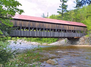 North Conway NH area covered bridge - Albany NH