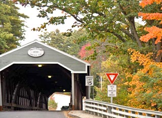 North Conway NH area covered bridge - Conway NH