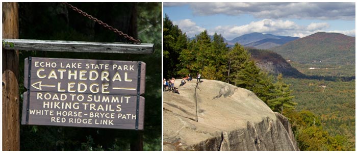 Cathedral Ledge in North Conway NH