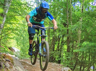 Mountain biking at Attitash Mountain Resort in Bartlett NH