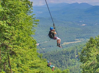 Zipline Tour at Attitash Mountain Resort in Bartlett NH