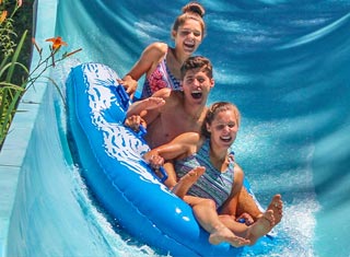 Waterslide at Attitash Mountain Resort in Bartlett NH