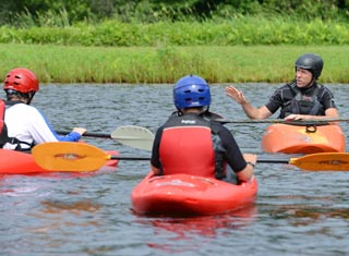 North Conway NH area kayaking at Great Glen Trails Outdoor Center