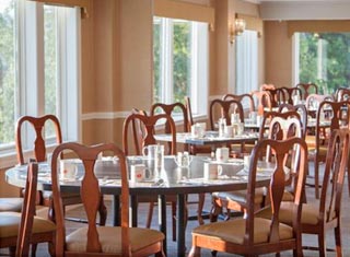 Dining room at Red Jacket Mountain View Resort in North Conway NH