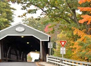 Covered bridge in Conway NH