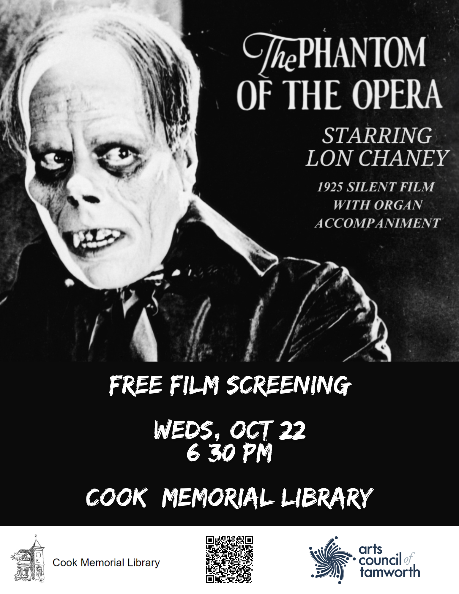 Free Film Screening: The Phantom of the Opera (1925)