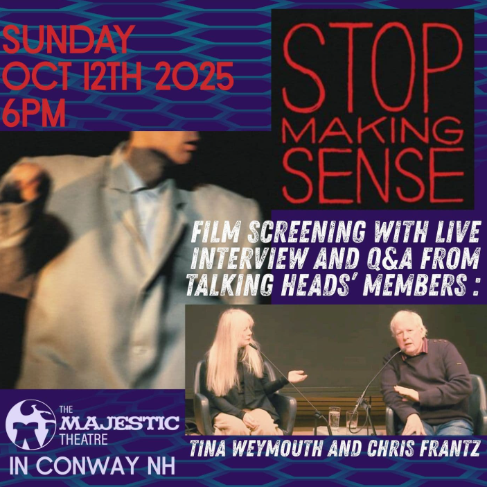 Stop Making Sense Screening - with live Interview and Q&A with Talking Heads' Chris Frantz and Tina Weymouth