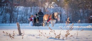 north conway winter wedding