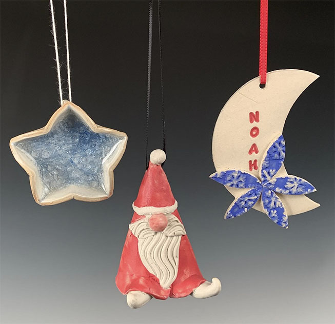 Ceramic Holiday Ornament Workshop