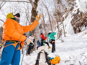 ice climbing north conway