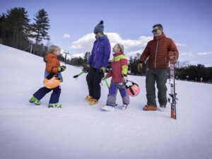 snow & family skiing