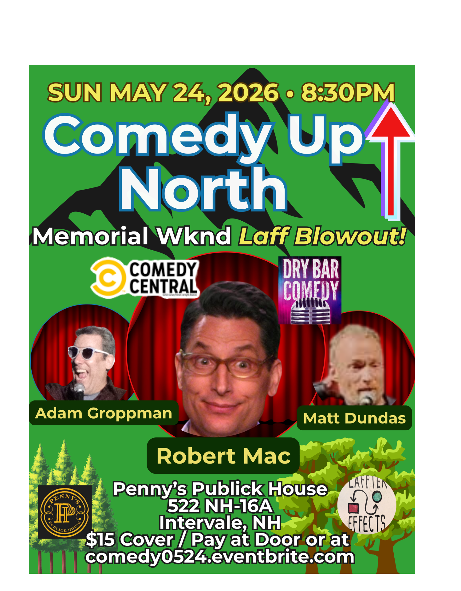 Comedy Up North with National Standup Headliner Robert Mac