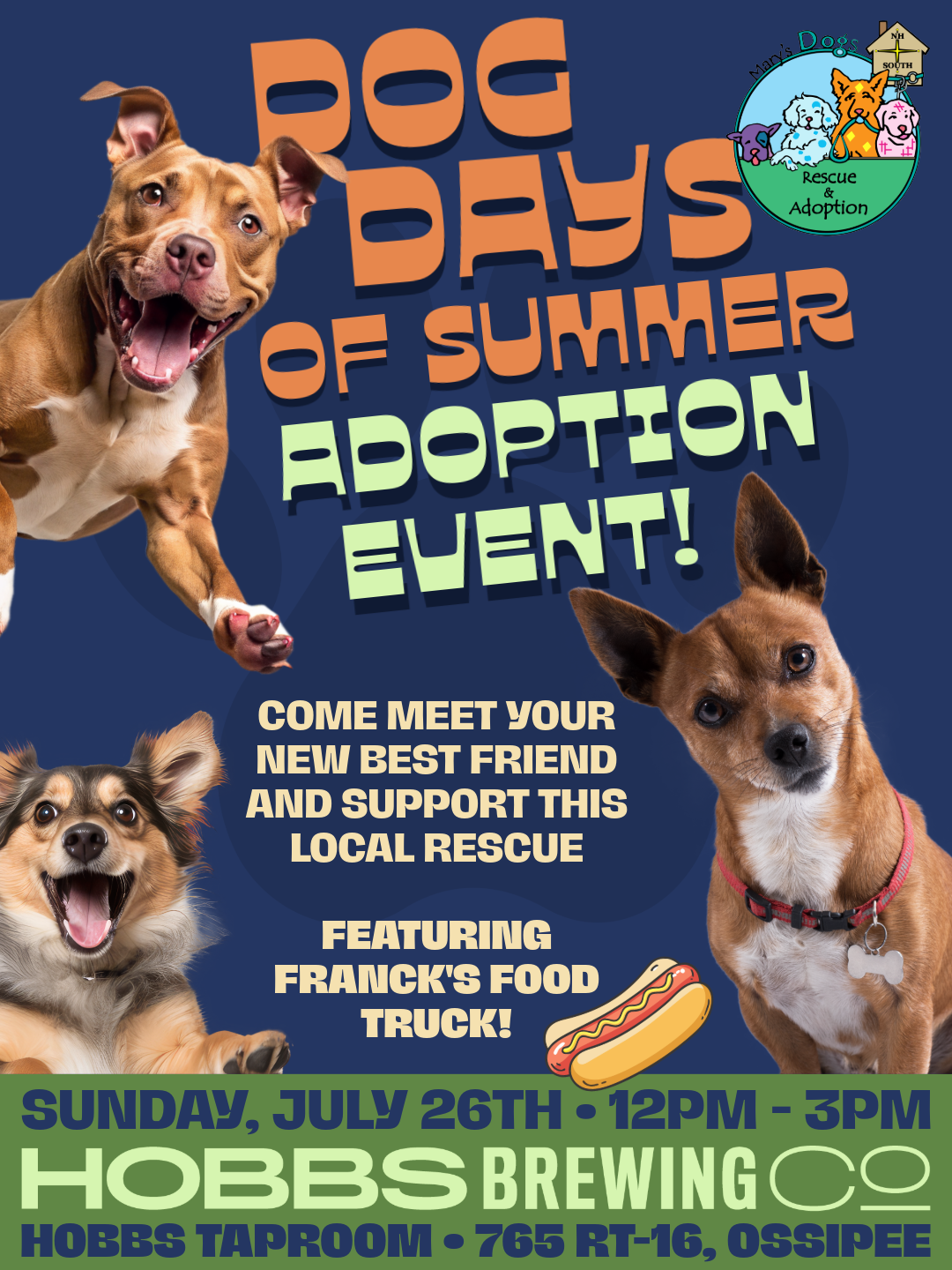 Dog Days of Summer Adoption Event